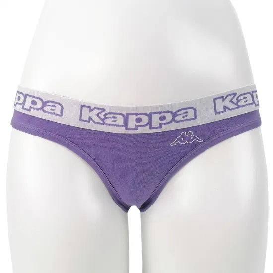 Customize Logo Knitt Cotton Sexy Ladies Thongs Underpants with Factory Price