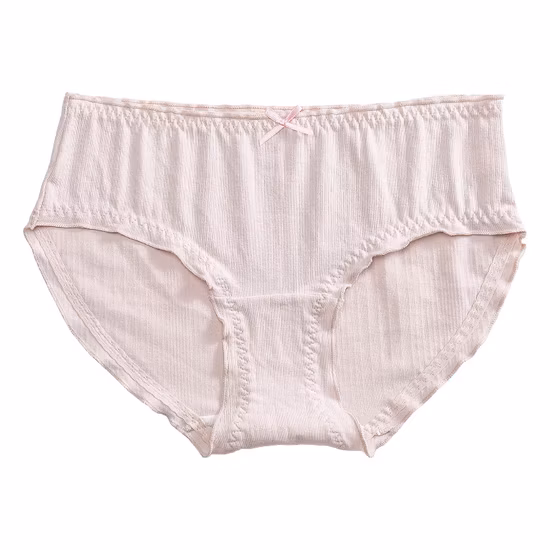 Customize Logo Knitt Cotton Sexy Ladies Thongs Underpants with Factory Price