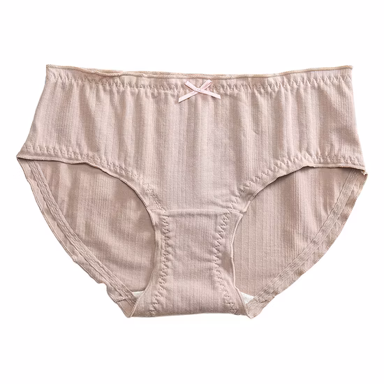 Customize Logo Knitt Cotton Sexy Ladies Thongs Underpants with Factory Price