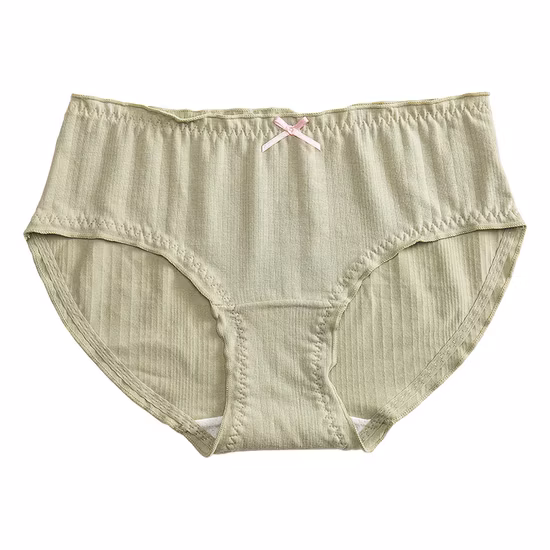 Customize Logo Knitt Cotton Sexy Ladies Thongs Underpants with Factory Price