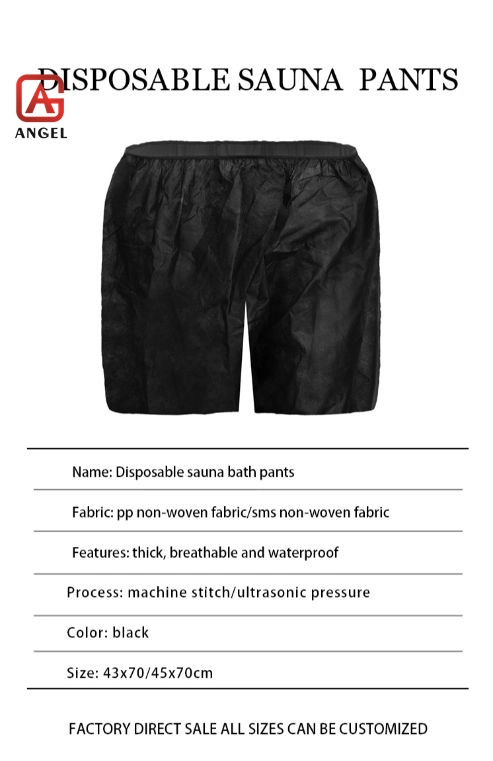 Wholesale Disposable Underwear PP Nonwoven Fabric Blue Underpants