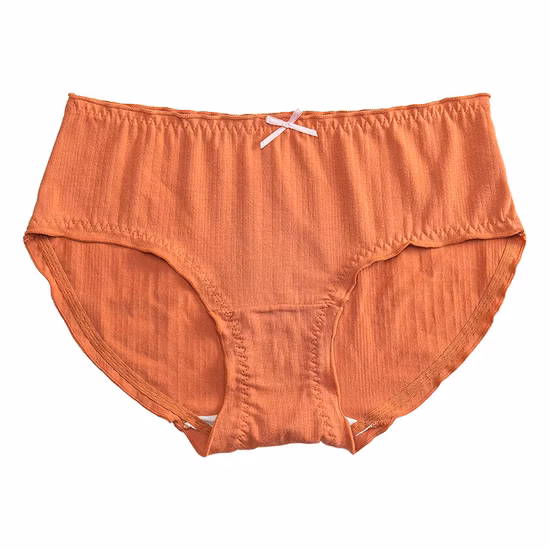 Customize Logo Knitt Cotton Sexy Ladies Thongs Underpants with Factory Price
