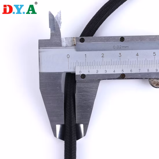 Black 2.5mm 5mm 10mm 12mm Strong Stretch Elastic Bungee Cord Round Elastic Shock Rope Latex Cord