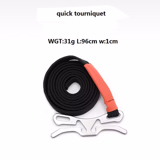 Custom Logo Durable Quick Release Medical Elastic Rope Emergency Tourniquet for Camping Outdoor