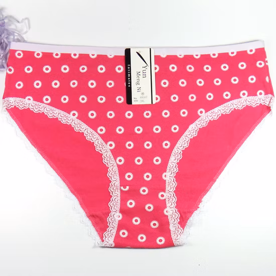 Cotton Panties Plus Size Solid Color Briefs High Waist Seamless Underpants